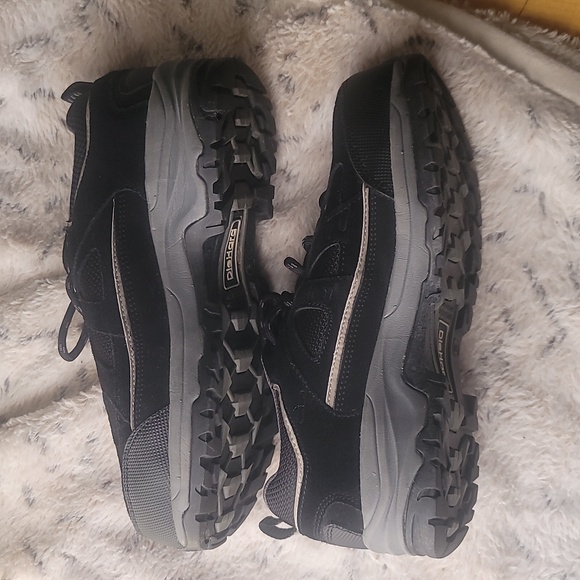 Die Hard Black Oil & Slip Resistant Steel Toe Jupiter Lace-Up Sneakers - Picture 7 of 9